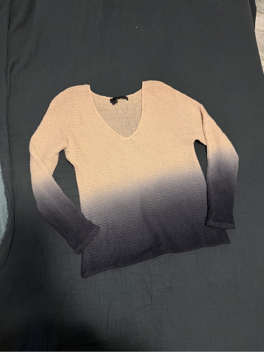 360 Cashmere Ombre V-Neck Sweater